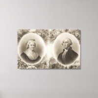 Martha et George Washington 1876