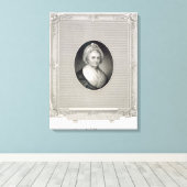 Toile Martha Washington, gravée par James Barton Longac (Insitu (Plancher de Bois))
