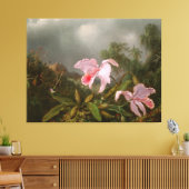 Toile MARTIN J. HEADE Jungle Orchidées & Hummingbirds 18 (Insitu(Salon))