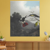 Toile MARTIN J. HEADE - Mango à gorge noire - 1863-64 - (Insitu(Salon))