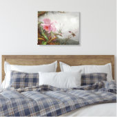 Toile MARTIN JOHNSON HEADE - Colibris et orchidées - (Insitu(Chambre))