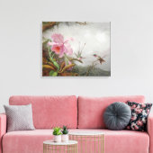 Toile MARTIN JOHNSON HEADE - Colibris et orchidées - (Insitu(Salon))