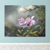 Toile MARTIN JOHNSON HEADE - Étude d'une orchidée - 1872 (Insitu (Plancher de Bois))