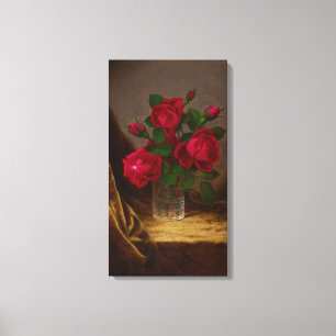 Toile Martin Johnson Heade Jacqueminot Rose