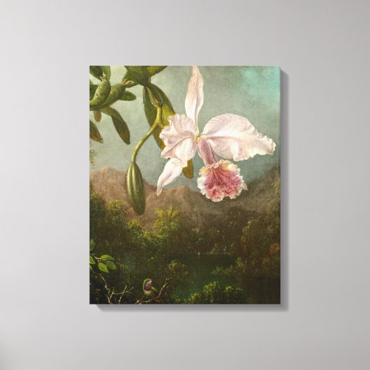 Toile MARTIN JOHNSON HEADE - Orchidées - 1873 - (Recto)