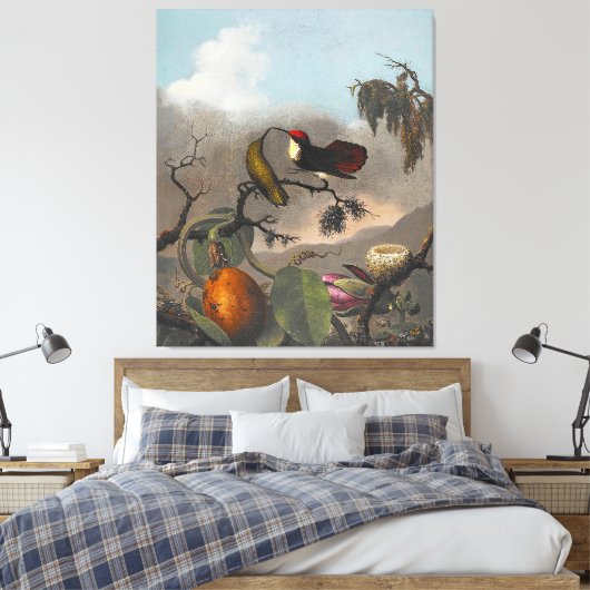 Toile MARTIN JOHNSON HEADE - Ruby-Topaz - c. 1863-1864- (Insitu(Chambre))