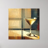 Toile Martini de style moderne du milieu du siècle dans (Recto)