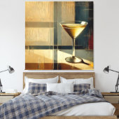 Toile Martini de style moderne du milieu du siècle dans (Insitu(Chambre))