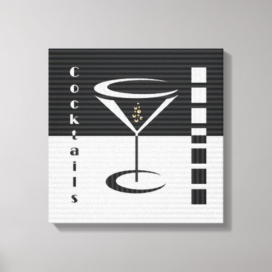 Toile Martini rayé (Recto)