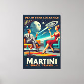 Toile Martini Space Affiches de voyage Death Star Cockta (Recto)
