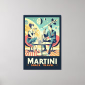Toile Martini Space Travel Affiches de l'équipage de con (Recto)