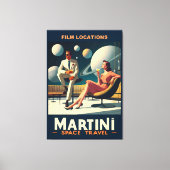 Toile Martini Space Travel Affiches Emplacements du film (Recto)