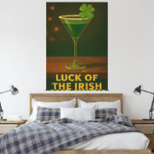 Toile Martini Trèfle Chance de la Saint-Patrick (Insitu(Chambre))