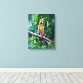 Toile Martinique Macaw (Insitu (Plancher de Bois))