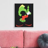 Toile MARVIN MARTIAN™ Silhouette avec Raygun (Insitu(Salon))