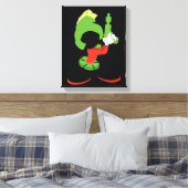 Toile MARVIN MARTIAN™ Silhouette avec Raygun (Insitu(Chambre))