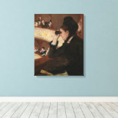 Toile Mary Cassatt - Dans la loge (Insitu (Plancher de Bois))