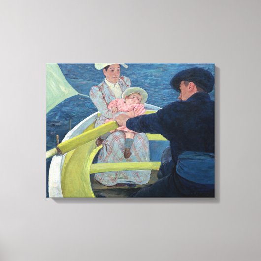 Toile Mary Cassatt - La fête de la navigation (Recto)