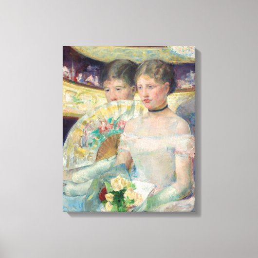 Toile Mary Cassatt - La Loge (Recto)
