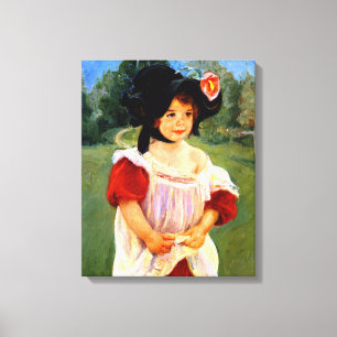 Toile Mary Cassatt - Le Printemps, Margot debout dans un