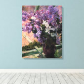 Toile Mary Cassatt - Lilacs dans une fenêtre (Insitu (Plancher de Bois))