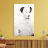 Toile Mary, Reine des Écossais en deuil blanc, 1560 (Insitu(Salon))