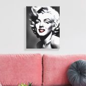 Toile Marylin Monroe Portrait (Insitu(Salon))