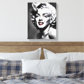Toile Marylin Monroe Portrait (Insitu(Chambre))