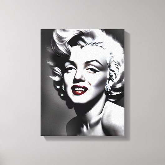 Toile Marylin Monroe Portrait (Recto)