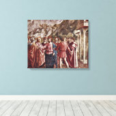 Toile Masaccio - L'argent de l'hommage (Insitu (Plancher de Bois))