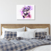 Toile Mascarade aquarelle (Insitu(Chambre))