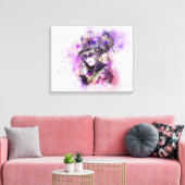 Toile Mascarade aquarelle (Insitu(Salon))
