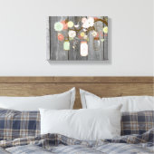 Toile Mason Jars et Fleurs (Insitu(Chambre))