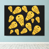 Toile masque abstrait authentique (Insitu (Plancher de Bois))