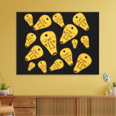 Toile masque abstrait authentique (Insitu(Salon))