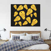 Toile masque abstrait authentique (Insitu(Chambre))