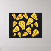 Toile masque abstrait authentique (Recto)