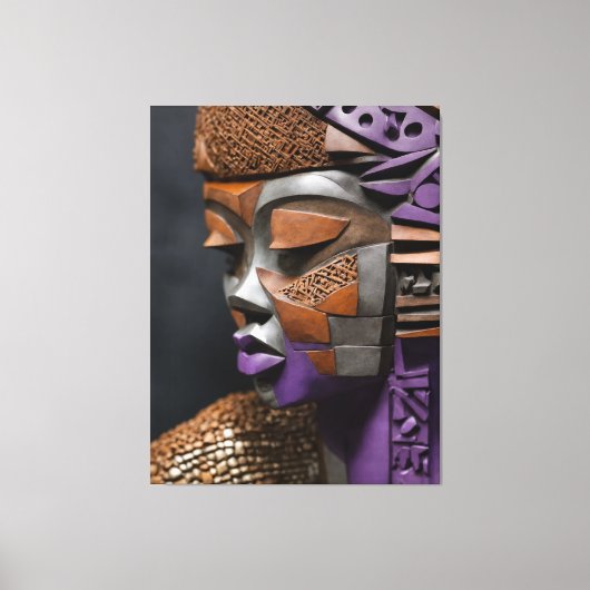 Toile Masque Afrofuturiste (Recto)