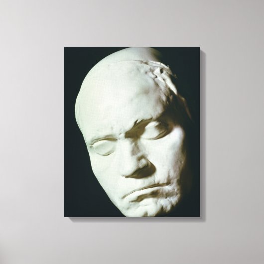Toile Masque de Beethoven, extrait de la vie à l'âge de (Recto)