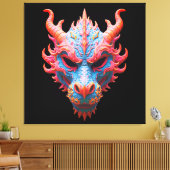Toile Masque de dragon Aurora (Insitu(Salon))