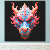 Toile Masque de dragon Aurora (Insitu (Plancher de Bois))