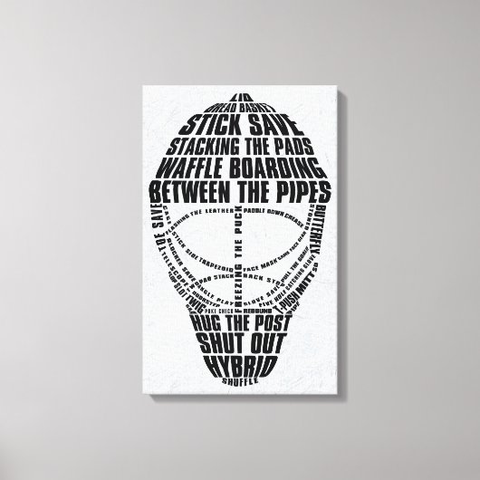 Toile Masque de hockey (Recto)