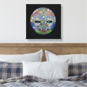 Toile Masque de mosaïque de Marge (Insitu(Chambre))