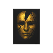 Masque d'or Abstrait