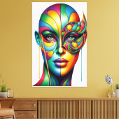 Toile Masque du Mystique (Insitu(Salon))