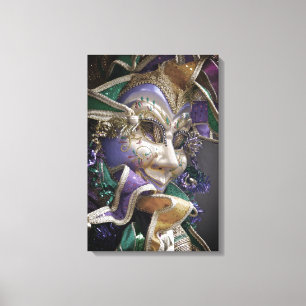 Toile Masque Eerie Mardi Gras