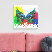 Toile Masque - Papillon (Insitu(Salon))