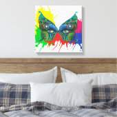 Toile Masque - Papillon (Insitu(Chambre))