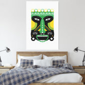 Toile Masque Rituel Vert (Insitu(Chambre))
