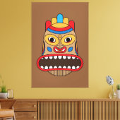 Toile Masque Tiki Hawaïen (Insitu(Salon))